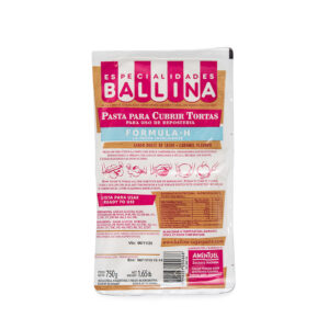 Pasta ballina-formula h-750Gr-dulce de leche-RECOR SRL