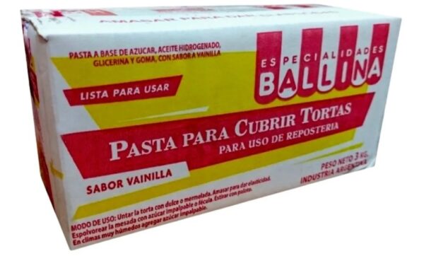 Pasta ballina-vainilla-3kg-RECOR SRL
